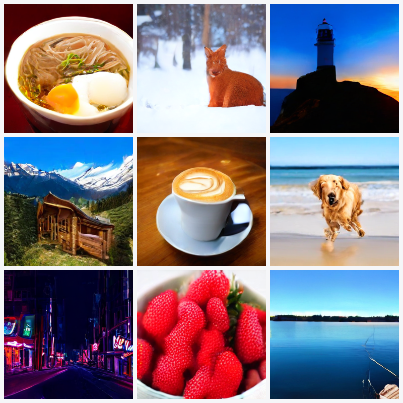 Two 256px images generated by PixelModel v6